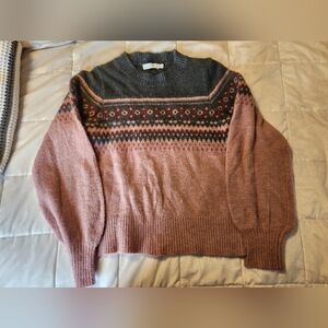 Womens Fair Isle Sweater